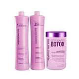 Kit Escova Progressiva + Botox 3x1000ml Plástica dos Fios