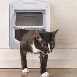 Porta Pet Door 4 Funções Para Cães E Gatos Até 7kg Com Trava