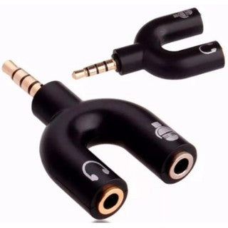 Cabo Adaptador P3 X P2 Fone Microfone Headset Xbox Ps4