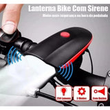 Farol Bike Recarregável Usb 250 Lumens