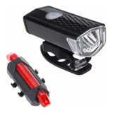 Farol Para Bike Bicicleta + Sinalizador Trazeira Recarregaveis