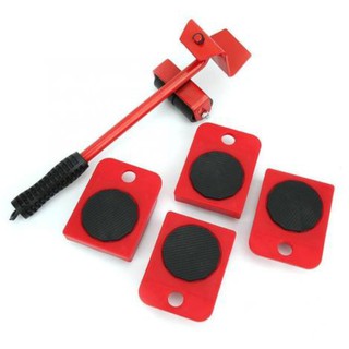 Aparelho Movedor Móveis Fácil Levantador Materiais Pesados Kit 5 Peças Sliders