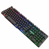 Teclado Gamer Luz Led Rgb Tecla Ghost Neon Usb AK - 600 - Loja Actual