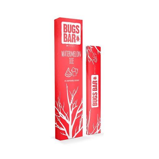 Bugs Bar Sabor Melancia Gelo Watermelon Ice 400 bufs Automatico Firefly 5% Disposable Device POD Descartável