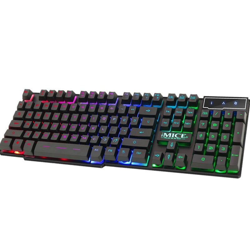 Teclado Gamer Luz Led Rgb Tecla Ghost Neon Usb AK - 600 - Loja Actual