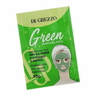Máscara Facial de Argila Verde Pepino Skin Care da Di Grezzo 10g