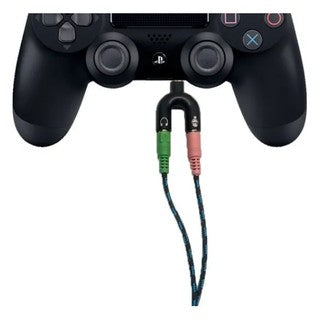 Cabo Adaptador P3 X P2 Fone Microfone Headset Xbox Ps4