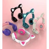 Fone Orelha De Gato Gatinho Cat 5.0 Bluetooth Ear Com Led Rgb Headphone Original