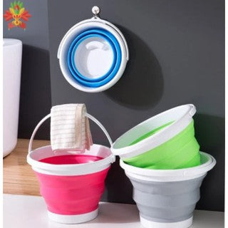 Balde Retrátil 3 Litros Plástico E Silicone Desmontável